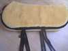 Tandem lammeskinds sadel - for 2 ryttere. 